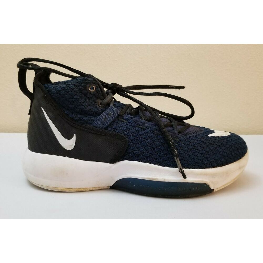 Nike Mens Zoom Rize TB BQ5468-402 Blue White Black Running Shoe Lace Up Size 8.5